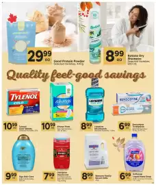 Quality Foods flyer week 40 Page 13: Western Family Epsom Salts €8,99, Ogx Hair Care €9,99