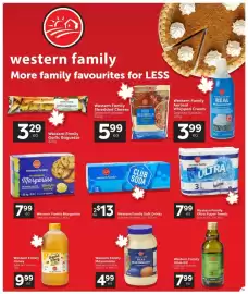Quality Foods flyer week 40 Page 15: Western Family Margarine €7,99, Western Family Ultra Paper Towels €7,99