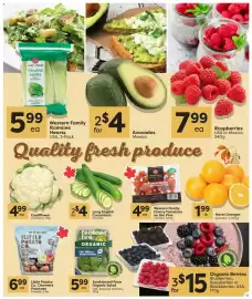 Quality Foods flyer week 40 Page 3: Little Potato Co. Charmers Potatoes €6,99, Raspberries €7,99