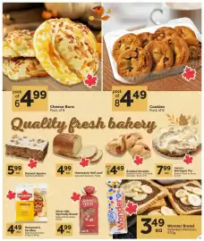 Quality Foods flyer week 40 Page 6: Wonder Bread Selected Varieties €3,49, Homestyle Half Loaf €4,99