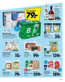 Bilka tilbudsavis Side 13: Salling kyllingestrimler €139,00, Ben & Jerry's isbæger €39,00