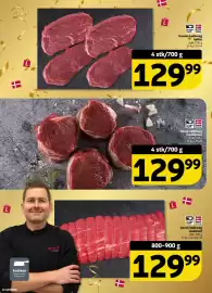 Løvbjerg tilbudsavis uge 40 Side 10: Kødkvæg bøffer €129,99, Lovbjerg roastbeef €129,99