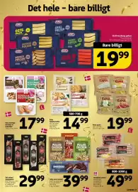 Løvbjerg tilbudsavis uge 40 Side 17: Peka flødekartofler €14,99, Hvidebæk pølser €49,99