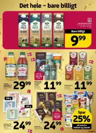 Løvbjerg tilbudsavis uge 40 Side 19: Cheasy el. First price skiveost €24,99, Valsølille appelsinjuice el. æble/hindbær €29,99