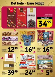 Løvbjerg tilbudsavis uge 40 Side 23: Kinder chokolade €24,99, Nordthy bolcher, lakridskugler el. engelsk vingummi €16,99