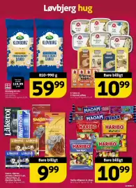 Løvbjerg tilbudsavis uge 40 Side 5: Snører, stjerner, strimler, Läkerol 2-pk, Läkerol More, el. Mynthon Zip Mint €9,99