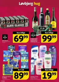 Løvbjerg tilbudsavis uge 40 Side 6: Always bind, Discreet el. Tampax €89,99, Palmolive el. Sanex €19,99