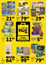 Løvbjerg tilbudsavis uge 40 Side 8: Kellogg's morgenmad €29,99, Delicata mandler, valnøddekerner el. cashew-nødder €79,99