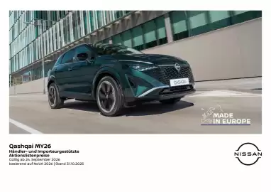 Nissan Flugblatt | Qashqai Seite 1