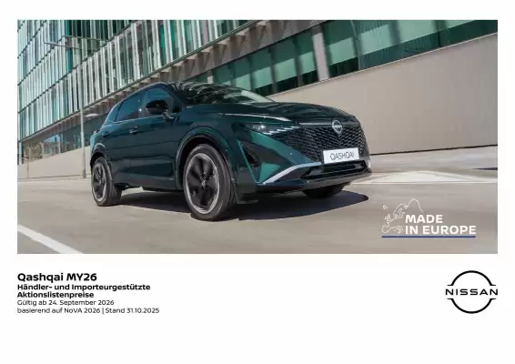 Nissan | Qashqai (gültig bis 31-10)