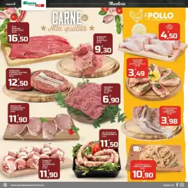 Volantino SpesaPiù Supermercati Pagina 2: Spezzatino con osso di coscia di pollo €3,49