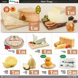 Volantino SpesaPiù Supermercati Pagina 4: Plac provolone dolce l'etto €1,19, Deliziosa scamorza affumicata €1,09