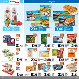Volantino SpesaPiù Supermercati Pagina 7: Selex rustici wurstel/misti €1,83, Algida Cucciolone €3,99