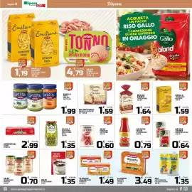 Volantino SpesaPiù Supermercati Pagina 9: Plasmon biscotto classici €3,49, Selex cacao amaro €1,35