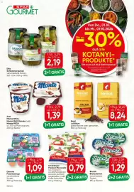 SPAR Gourmet Flugblatt woche 40 Seite 6: Schärdinger Premium Mozzarella €0,79, Meinl Jubiläum €8,24