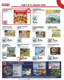 Volantino Coop Superstore Pagina 14: Chef Gourmet McCain €1,79, Polpette di merluzzo o di salmone e spinaci Frost €2,75