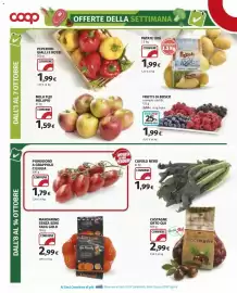 Volantino Coop Superstore Pagina 8: Frutti di bosco €1,99, Mela Fuji €1,59