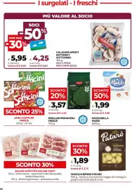 Volantino Unicoop Pagina 10: Sofficini Findus, Mozzarella Mukki €1,99