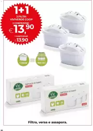 Volantino Unicoop Pagina 20: Filtranti Viviverde Coop €13,90