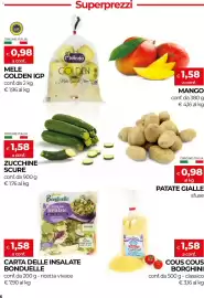 Volantino Unicoop Pagina 6: Mango €1,58, Mele Golden IGP Melinda €0,98