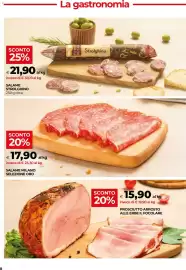 Volantino Unicoop Pagina 8: Salame Milano Selezione Oro €17,90, Salame Strolghino €21,90
