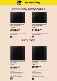 Folheto Radio Popular Página 6: Forno com microondas de 45 cm SO4201M1BI €1.299,99, Forno pirolítico de 60 cm €699,99