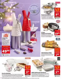 Interspar Flugblatt Seite 14: Kelomat Schneeschüsseln €9,15, Dr.Oetker Springform mit Glasboden €19,99