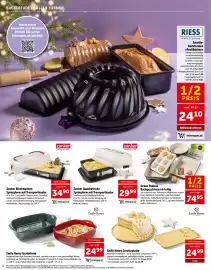 Interspar Flugblatt Seite 4: Emile Henry Gratinform €24,99, Zenker Blechkuchen-Springform mit Transporthaube €34,90