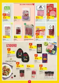 Folheto Auchan semana 40 Página 9: Mortadela elpozo c/ Azeitonas/ Siciliana €2,19, Fiambre Corrente Vale da Garça €1,39