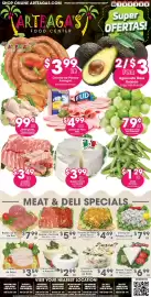 Arteagas Food Center weekly ad week 40 Page 1: Diced Chicken Meat For Tacos €4,49, Arteaga's Chicken Salad €4,99