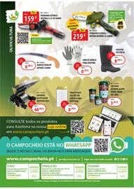 Folheto CAMPOCHEIO Página 4: Podadora elétrica bateria cs 22-04 100mm €159,00, Luva de nitrilo para azeitona €0,79