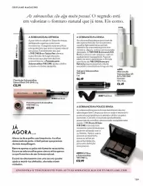 Catálogo Oriflame Página 109: Gel para sobrancelhas the one €6,49, Caneta de sobrancelhas tattoo effect the one €12,99