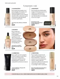 Catálogo Oriflame Página 113: Base Mineral Longa Giordani Gold €15,99, Base Illuskin Glow Reflective The One €12,99