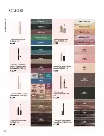 Catálogo Oriflame Página 116: Sombra de Olhos Líquida Metallic THE ONE €7,99, Sombra de Olhos Colour Unlimited THE ONE €7,99