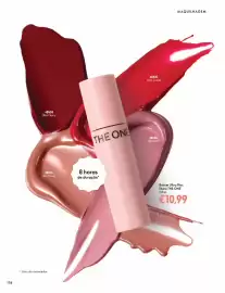 Catálogo Oriflame Página 118: Batom Ultra Flex Shine THE ONE €10,99