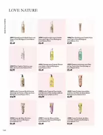 Catálogo Oriflame Página 140: Loção Corporal Nutritiva com Manteiga de Cacau e Óleo de Coco Biológicos Love Nature €16,99