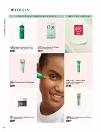 Catálogo Oriflame Página 40: Limpeza cremosa suave opt optimals €10,99, Máscara de Argila Purificante Opt Optimals €12,99