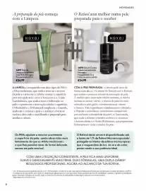Catálogo Oriflame Página 8: 8 NOVIDADES A preparação da pele começa com a Limpeza O Retinol atua melhor numa pele preparada