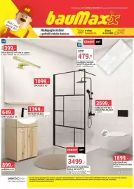 Baumax leták Strana 1: Nízké ceny každý den bm LED 399,- NÁSTĚNNÉ SVÍTIDLO Q306 5 kWh/1000h, 30 cm, různé vzory Nabídka