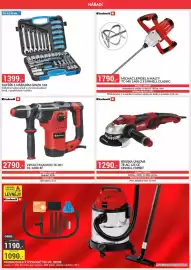 Baumax leták Strana 22: Gude kufřík s nářadím gwzk 104 €1.399,00, Einhell bruska úhlová te-ag 125 ce einhell expert €1.290,00