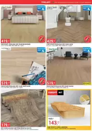 Baumax leták Strana 39: Osbdesky 3, pero-drážka €143,00, Parquet Mercado Vinylová podlaha SPC dub Laos €429,00