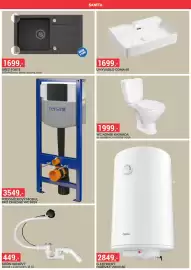 Baumax leták Strana 4: Umyvadlo coma 60 €1.699,00, Dřez forte €1.699,00