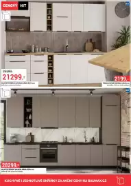 Baumax leták Strana 75: Aria kuchyňská linka 255 cm €21.299,00, Aria kuchyňská linka 390 cm €28.299,00