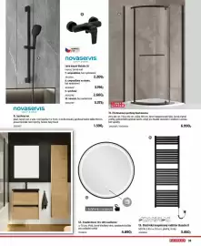 Bauhaus leták Strana 33: Zrcadlo Moon 70 s LED osvětlením €4.890,00, Roth čtvrtkruhový sprchový kout Ancona €6.990,00