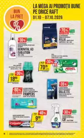 Catalog Mega Image săptămâna 40 Pagină 10: BUN LA PRET % GEROVITAL H3 EVOLUTION APA MICELARA CU ACID HIALURONIC MICELLARWATE