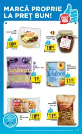 Catalog Mega Image săptămâna 40 Pagină 11: Gustona vinete coapte și tocate €7,39, Emma arahide în coajă coapte €11,99