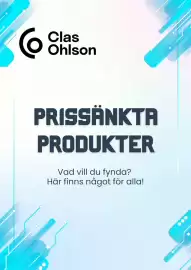 Clas Ohlson reklamblad Sida 1: 6 Clas Ohlson PRISSÄNKTA PRODUKTER Vad vill du fynda? Här finns något för alla!