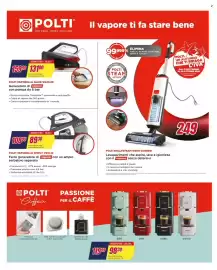 Volantino Trony Pagina 23: Polti vaporella glide vg40.20 €131,00, Polti vaporella simply vs10.12 €89,30