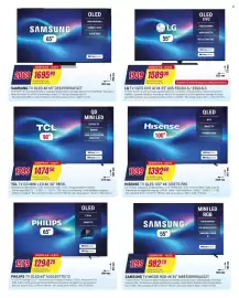 Volantino Trony Pagina 3: Hisense TV QLED 100" 4K 100E7S PRO €1.392,60, TCL TV QD-MINI LED 4K 98" €1.474,50