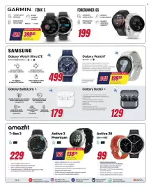 Volantino Trony Pagina 34: Galaxy Watch7 €199,90, Garmin Fenix E €399,90